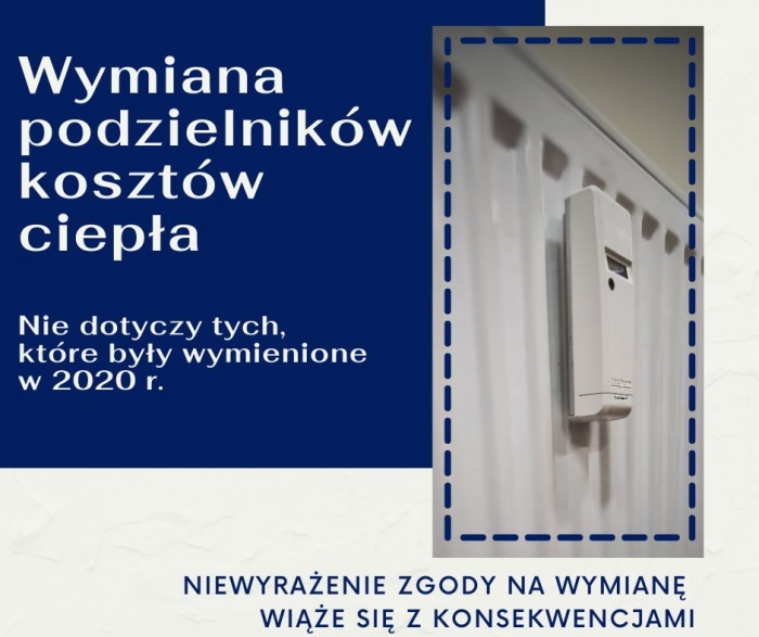 Wymiana podzielnik&oacute;w koszt&oacute;w ciepła
