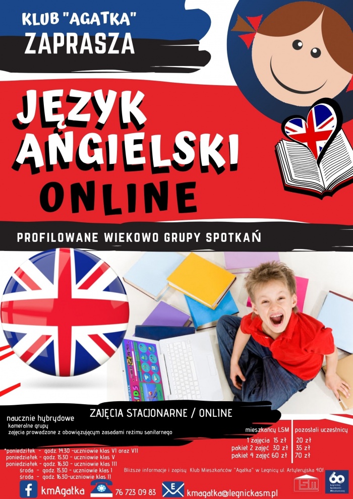 Angielski online w Klubie "Agatka"