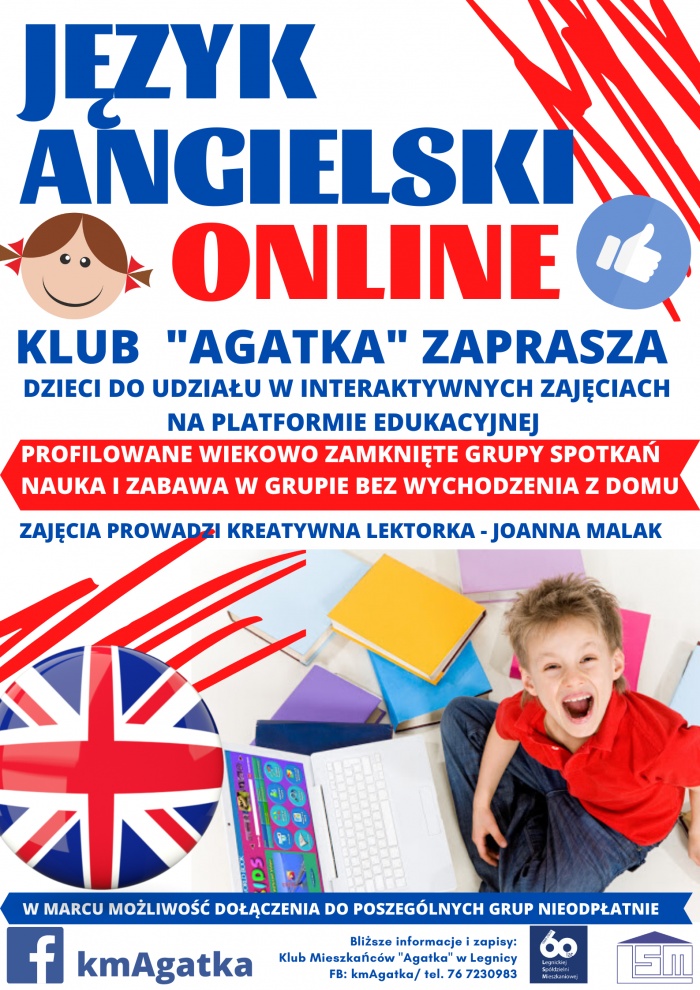 Klub "Agatka" zaprasza na zajęcia online