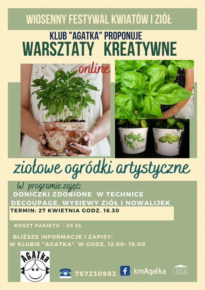 warsztaty kreatywne KM" Agatka"- Wiosenny festiwal kwit&oacute;w i zi&oacute;ł