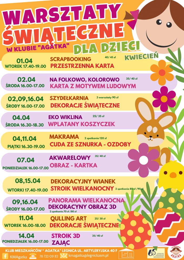 KM Agatka - warsztaty świąteczne dla dzieci