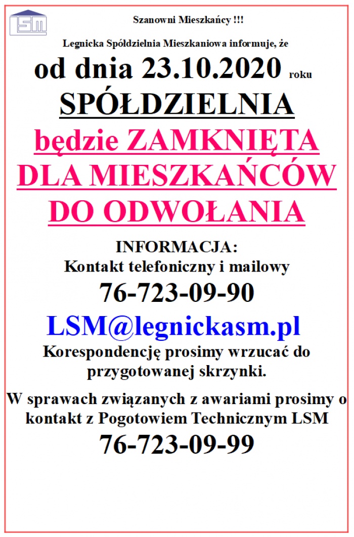 LSM nieczynne