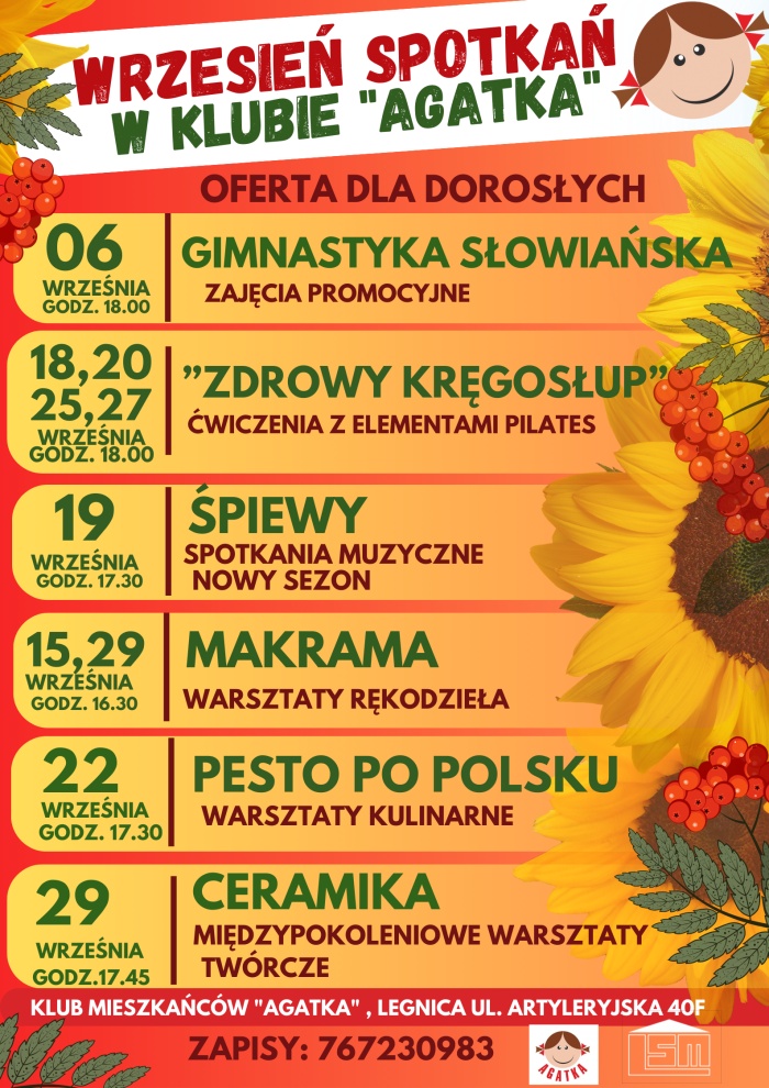 KM Agatka - oferta dla dorosłych