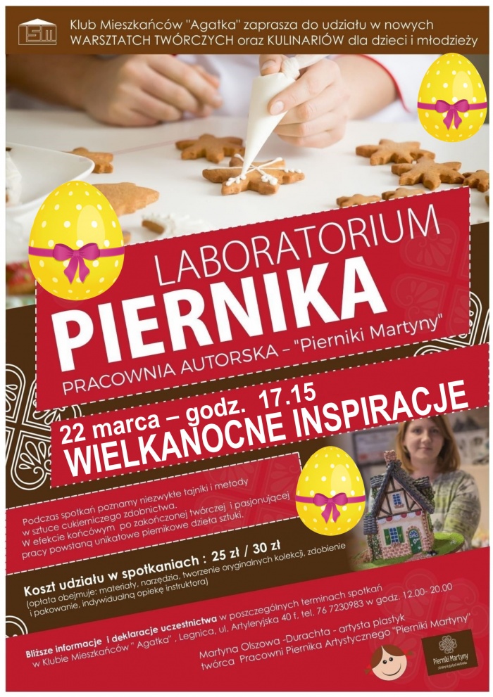 WIELKANOCNE LABORATORIUM PIERNIKA W KM "AGATKA"