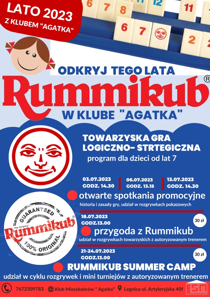 Wakacyjna przygoda z Rummikub w Klubie Mieszkańc&oacute;w "Agatka".