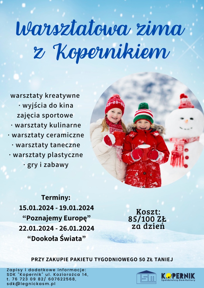 Warsztatowa zima w SDK Kopernik