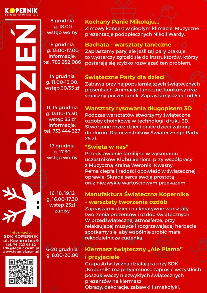 Grudzień w "Koperniku"