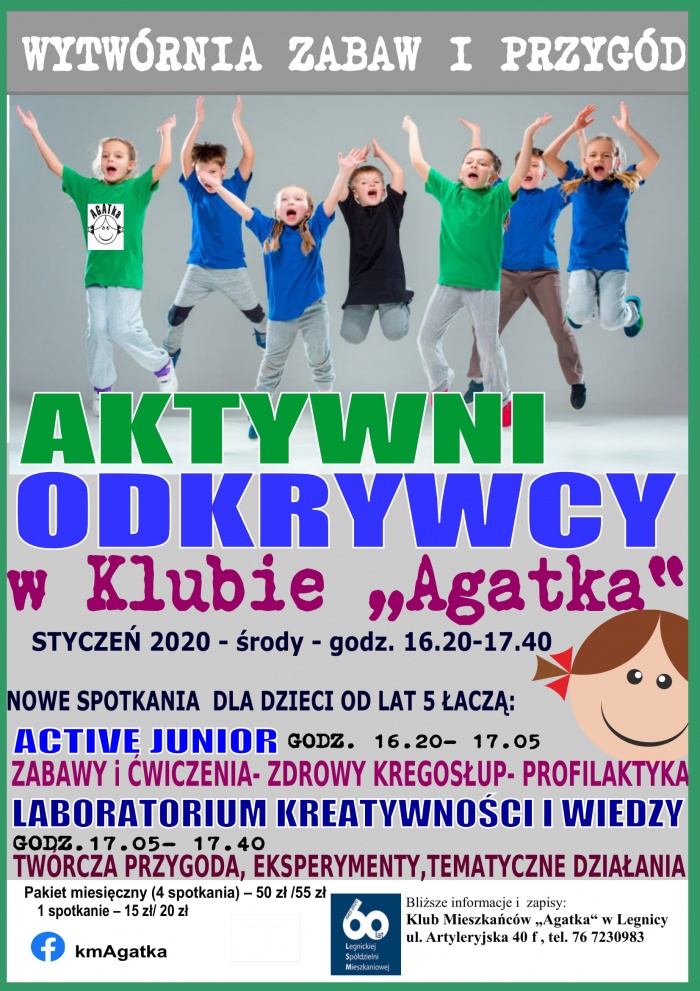 AKTYWNI ODKRYWCY W KLUBIE "AGATKA"