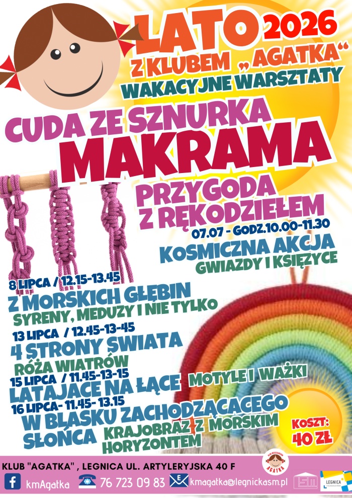 Lipiec z makramą