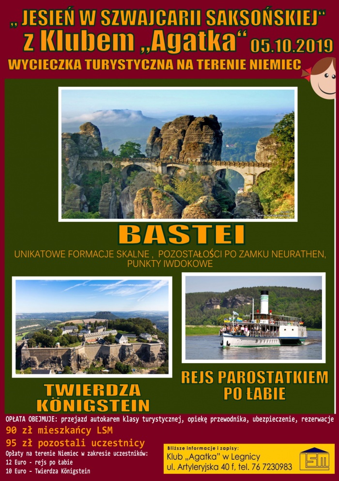 JESIEŃ W SZWAJCARII SAKSOŃSKIEJ - WYCIECZKA TURYSTYCZNA NA TERENIE NIEMIEC