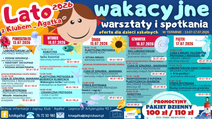 Warsztaty lipiec 1 tydzień