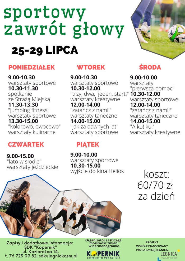 Sportowy zawr&oacute;t głowy