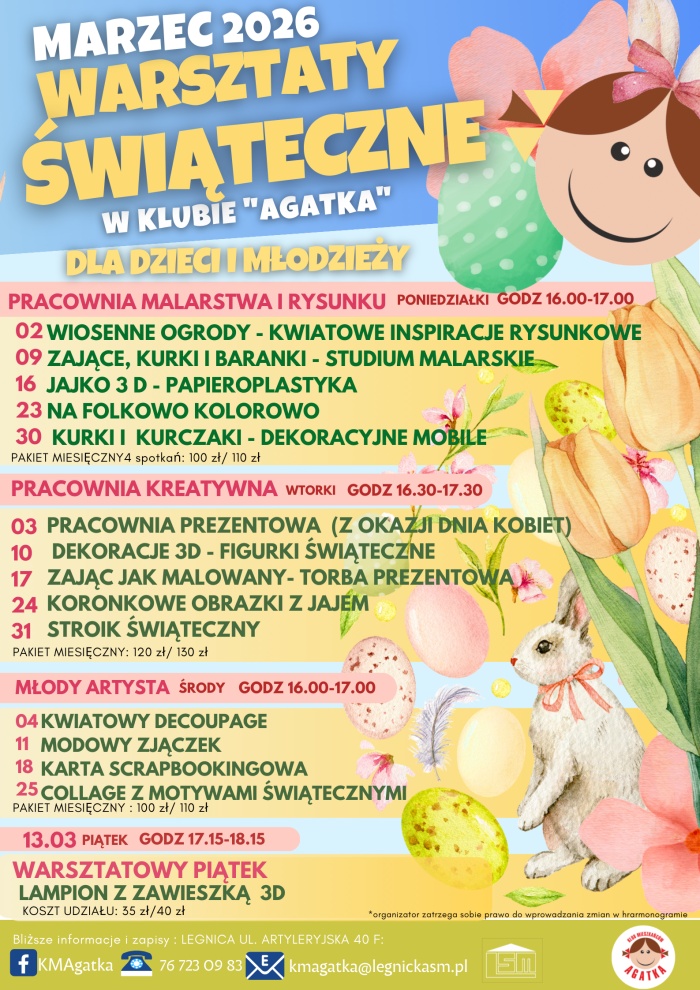 Warsztaty świąteczne w KM Agatka