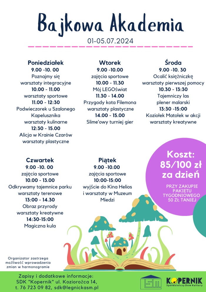 Bajkowa Akademia w SDK Kopernik