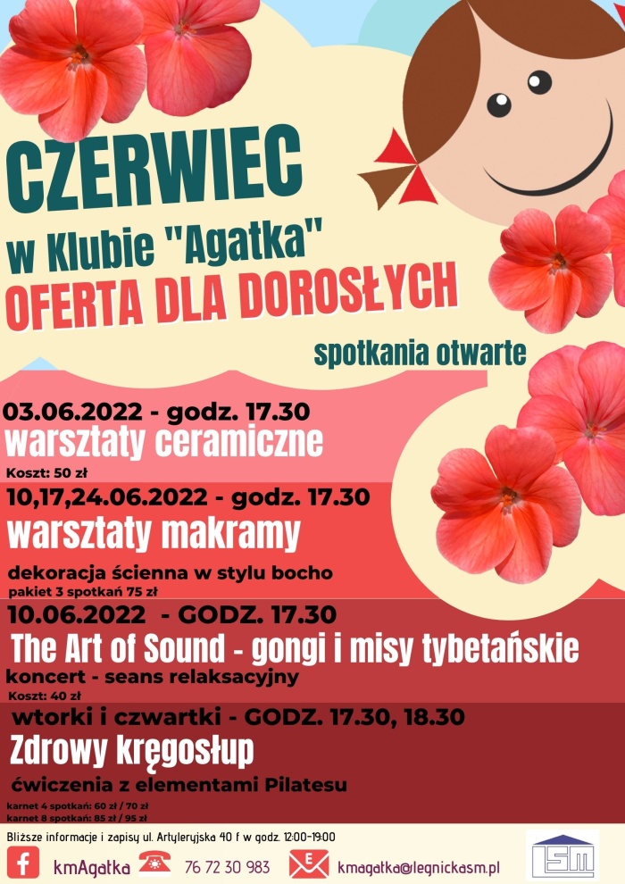 Czerwiec w klubie &ldquo; Agatka&rdquo; &ndash; oferta dla dorosłych