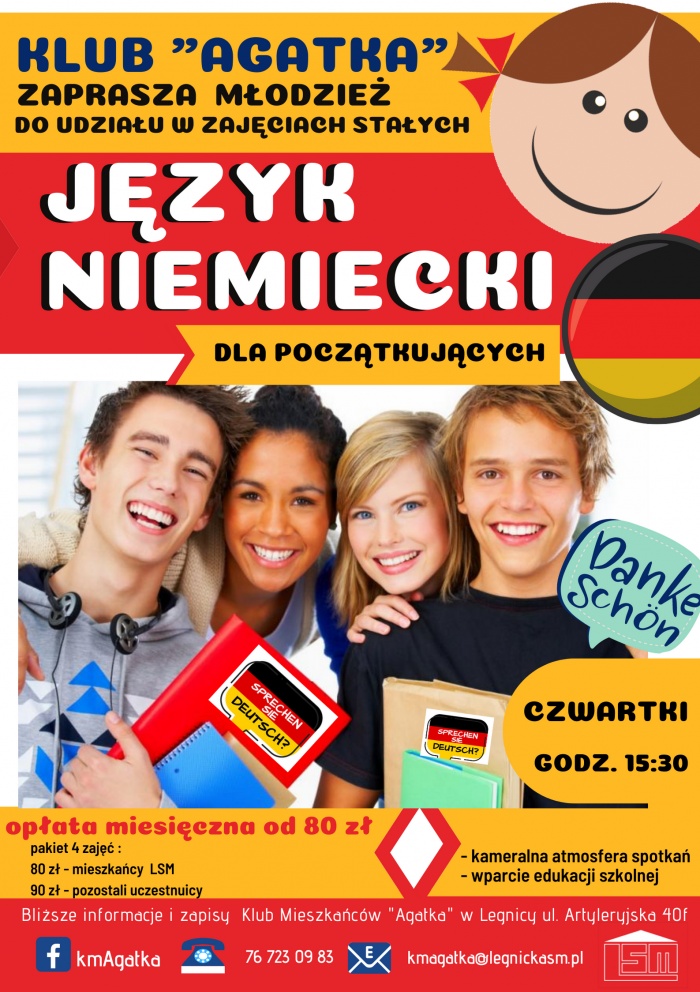 Zajęcia z j. niemieckiego w KM Agatka