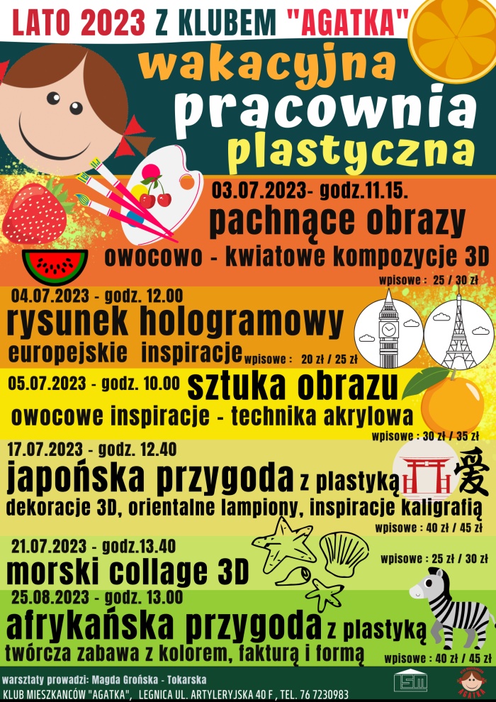 Wakacyjna pracownia plastyczna