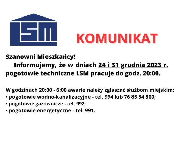 Ważna informacja!