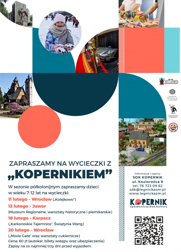 Zapraszamy na wycieczki z "Kopernikiem"