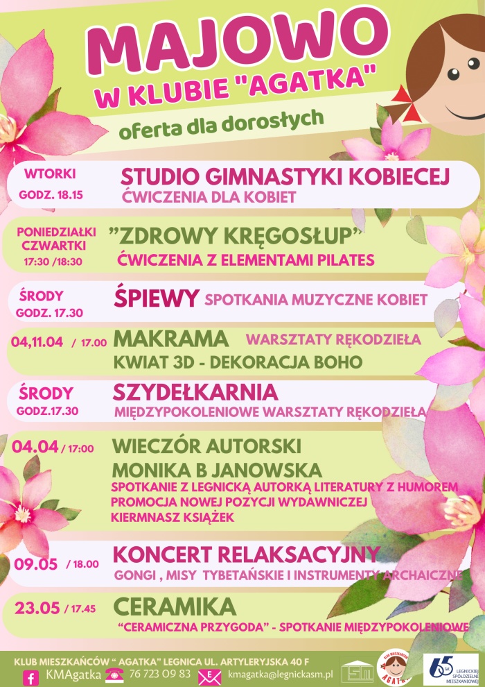 Maj w KM Agatka - oferta dla dorosłych