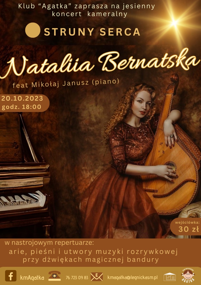 "Struny serca" &ndash; jesienny wiecz&oacute;r muzyczny przy dźwiękach bandury.