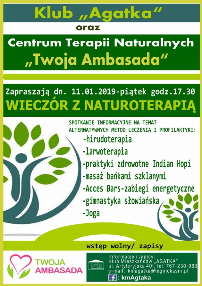 Wiecz&oacute;r z naturoterapią