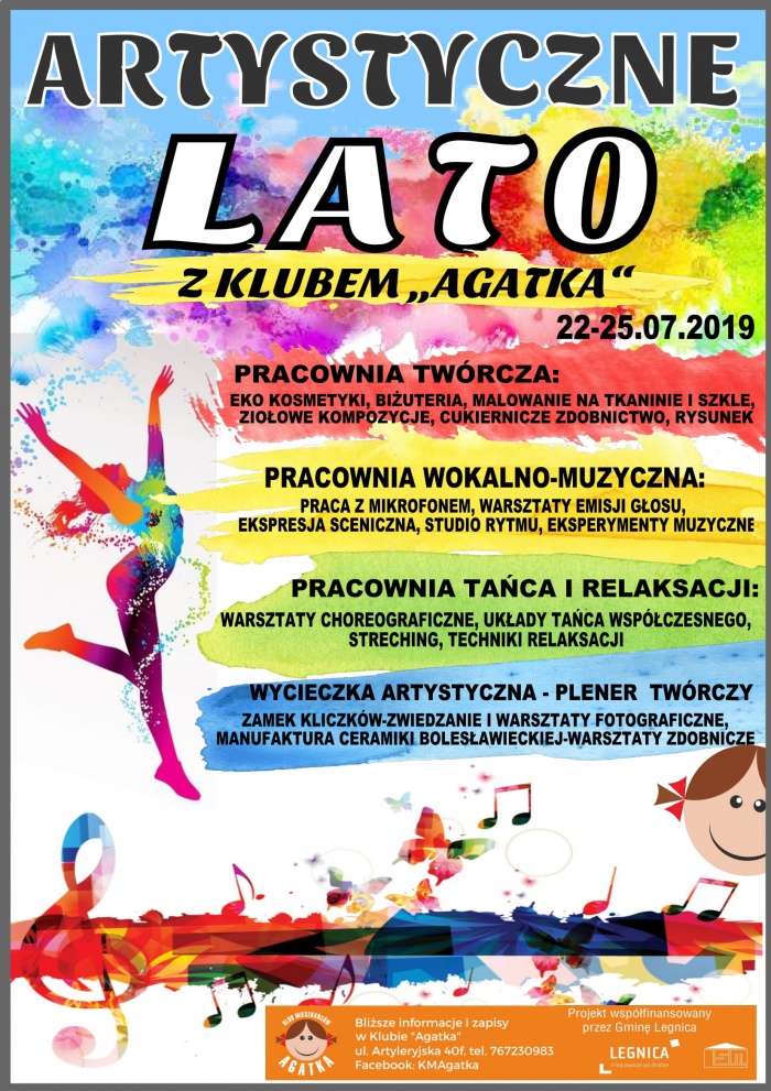 ARTYSTYCZNE LATO W KLUBIE "AGATKA"