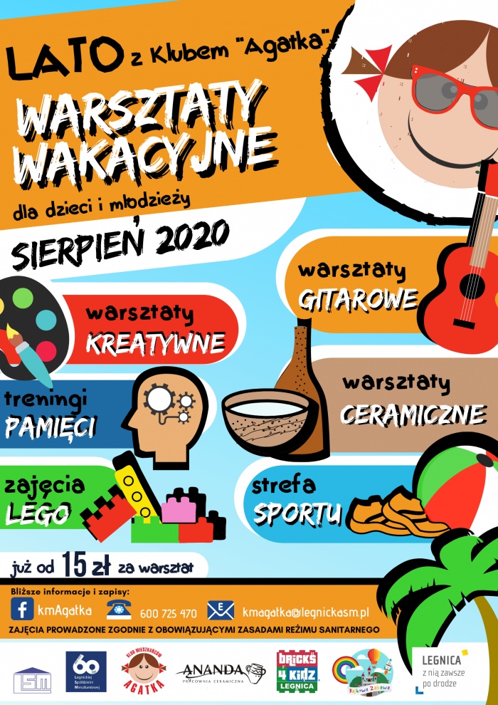 Sierpniowe Warsztaty wakacyjne w Klubie "Agatka"