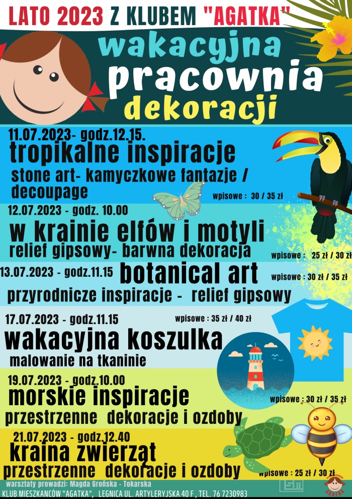 Wakacyjna pracownia dekoracji