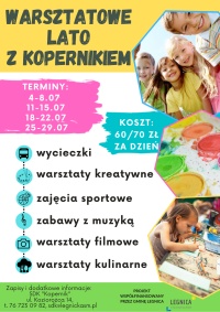 P&oacute;łkolonie letnie w SDK "Kopernik"