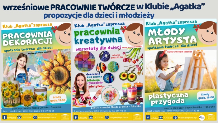 Wrześniowe pracownie tw&oacute;rcze