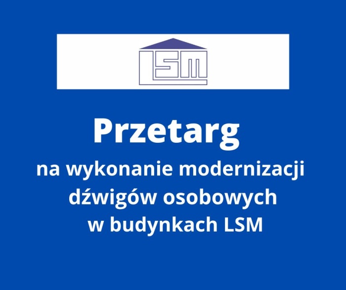Modernizacja dźwig&oacute;w osobowych &ndash; przetarg
