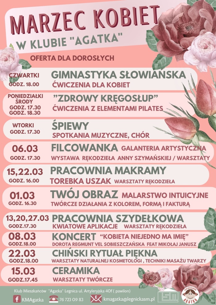 Marzec kobiet w KM Agatka