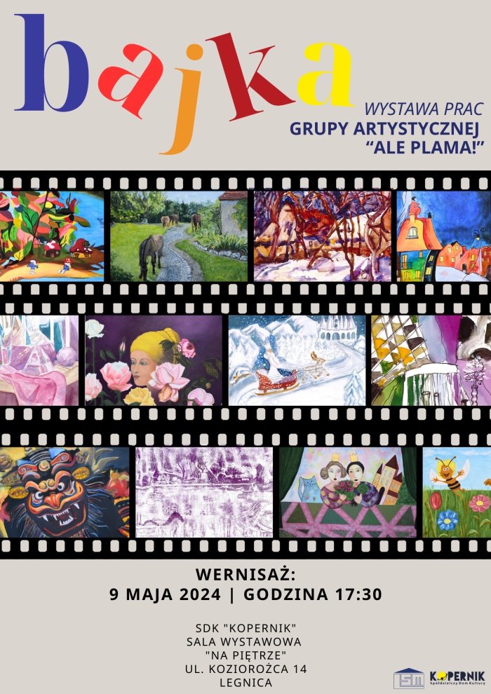 Wystawa prac grupy artystycznej "Ale plama!"