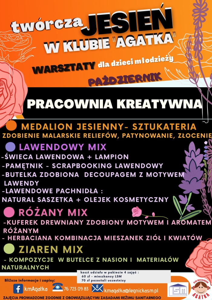 Tw&oacute;rcza jesień w Agatce -  oferta dla dzieci