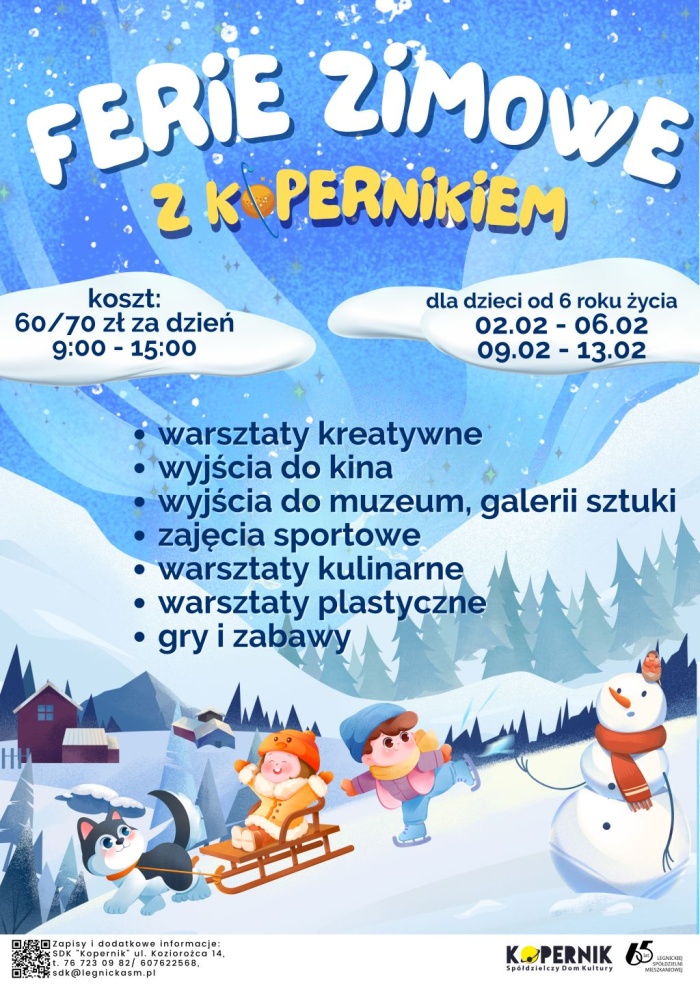 Ferie zimowe w SDK Kopernik