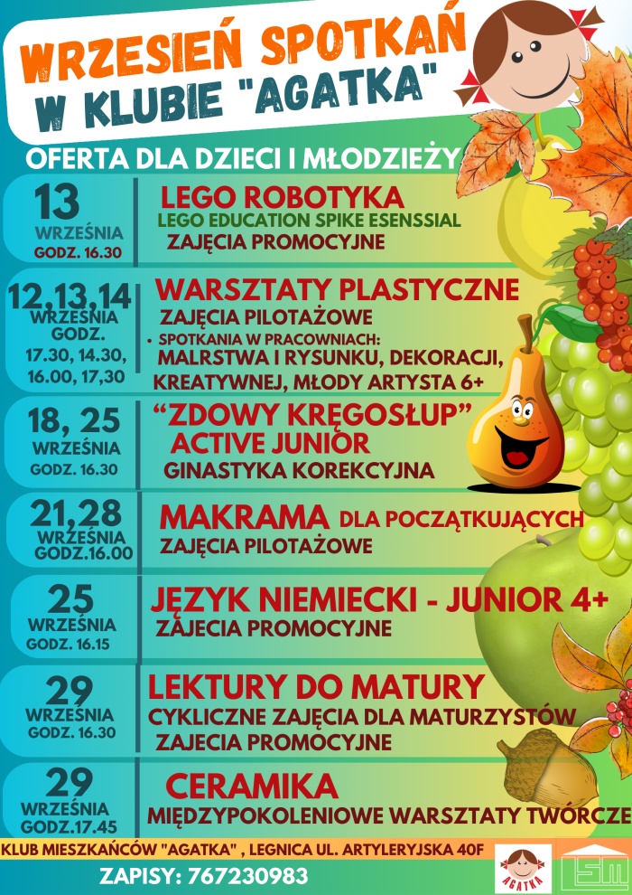 KM Agatka - oferta dla dzieci