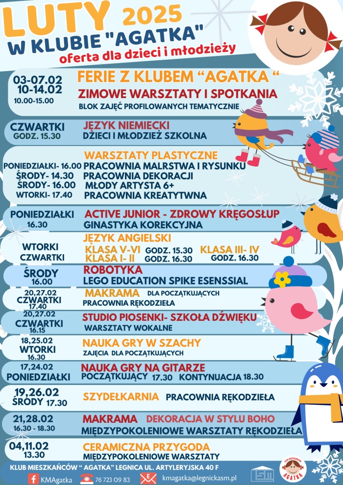Luty - oferta dla dzieci i młodzieży