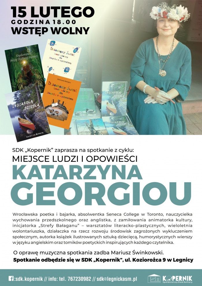 Miejsce ludzi i opowieści: KATARZYNA GEORGIOU
