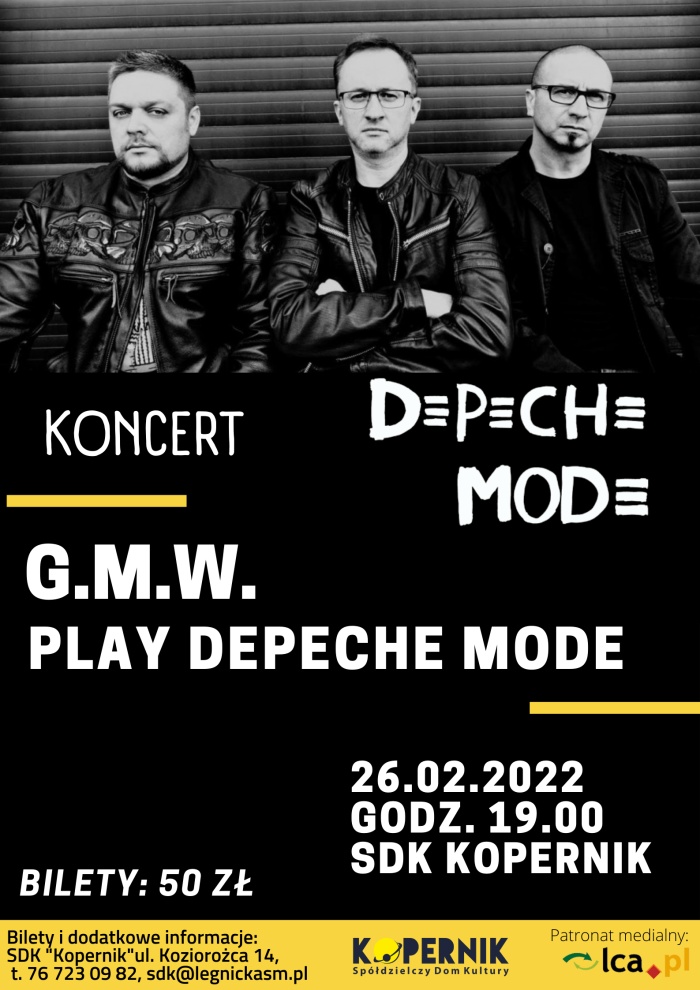 Koncert GMW play Depeche Mode w Legnicy