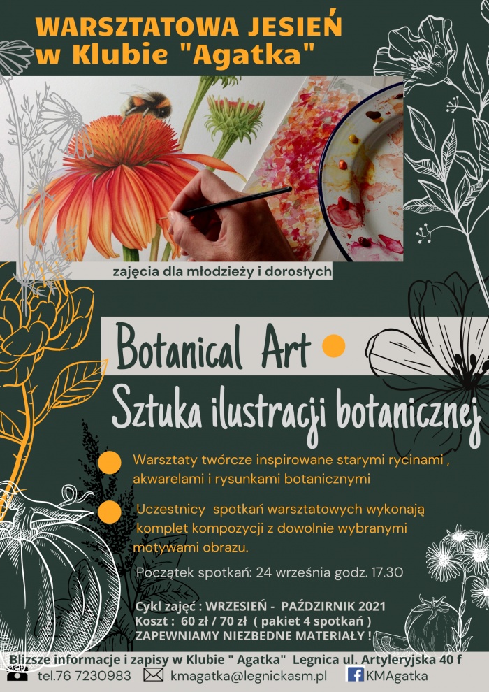 warsztatowa jesień w "Agatce" Botanical art