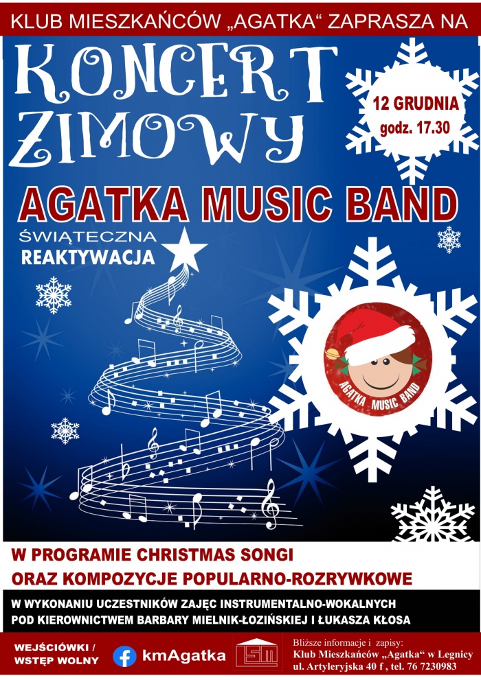 KONCERT ZIMOWY W KLUBIE "AGATKA"