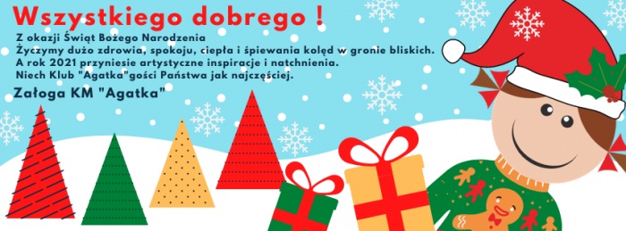 Wesołych Świąt składa załoga KM "Agatka"