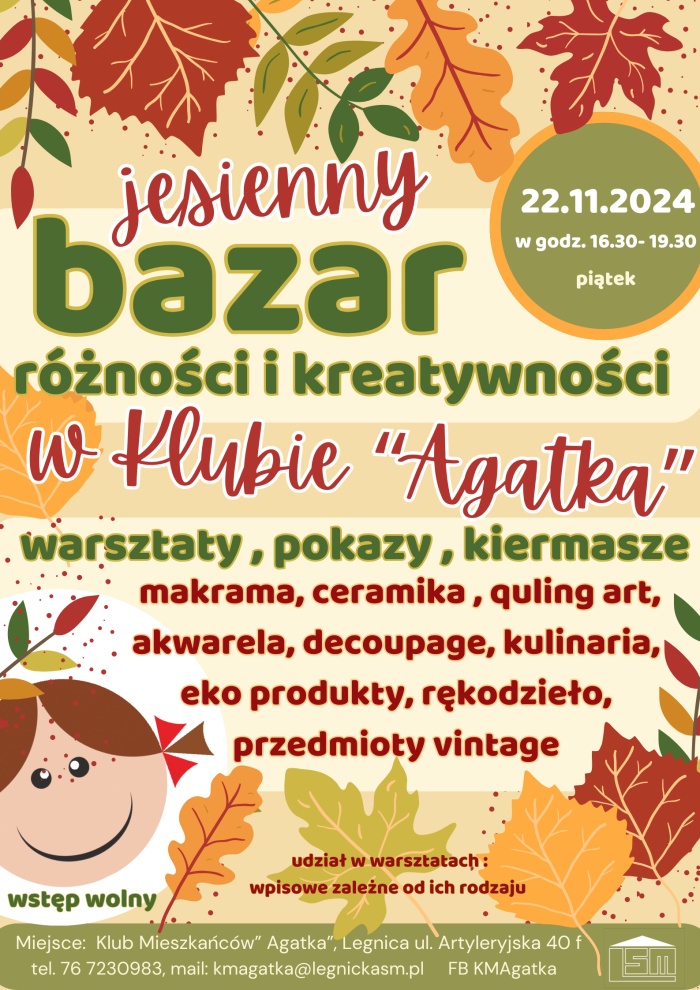 ,,Jesienny bazar r&oacute;żności i kreatywności"